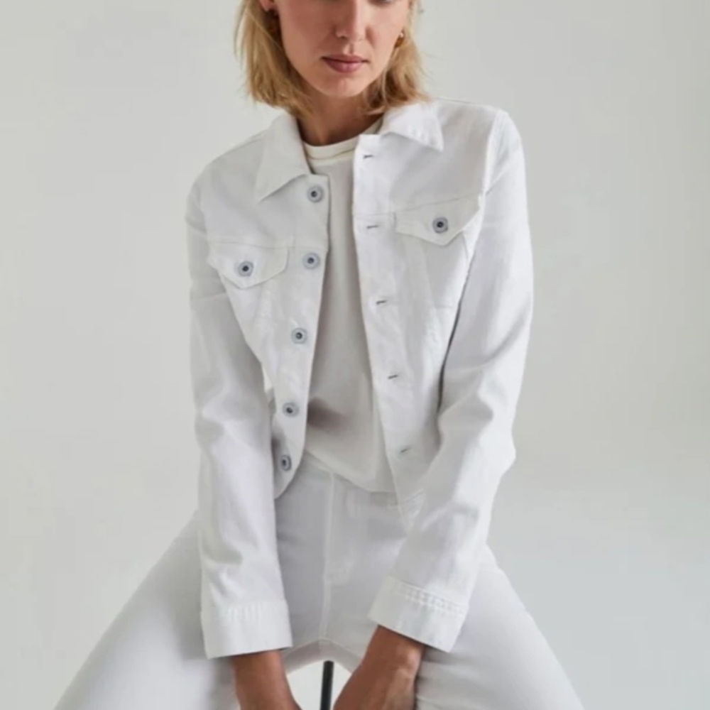 AG Adriano Goldschmied  Jeans - Robyn Jacket White

 Jean Jacket